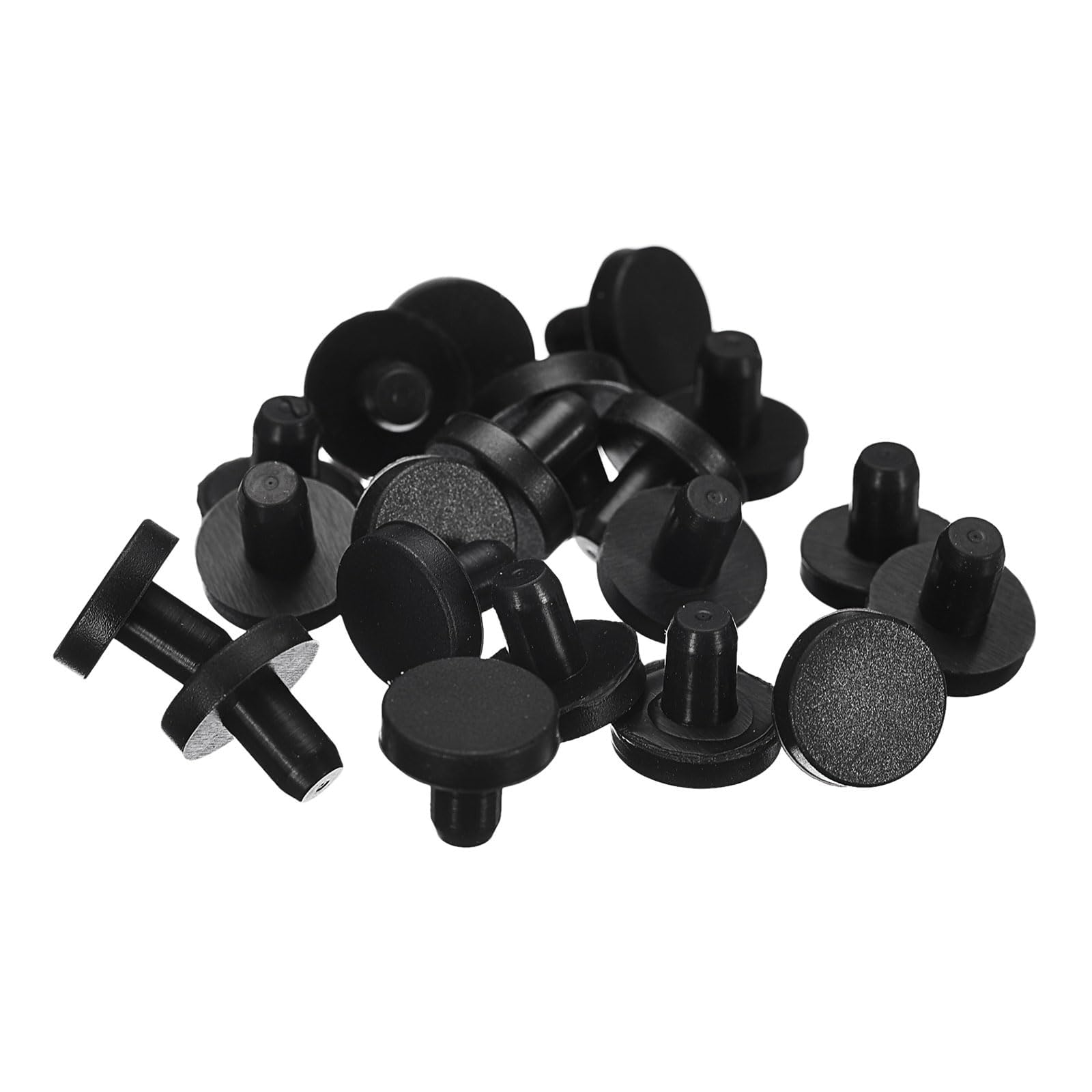 TA-VIGOR 20Pcs Silicone Hole Plug, Rubber Stoppers Sealing Hole Cover Caps, Waterproof Bungs for 5mm / 0.20" Holes Bottle Pipes, Black