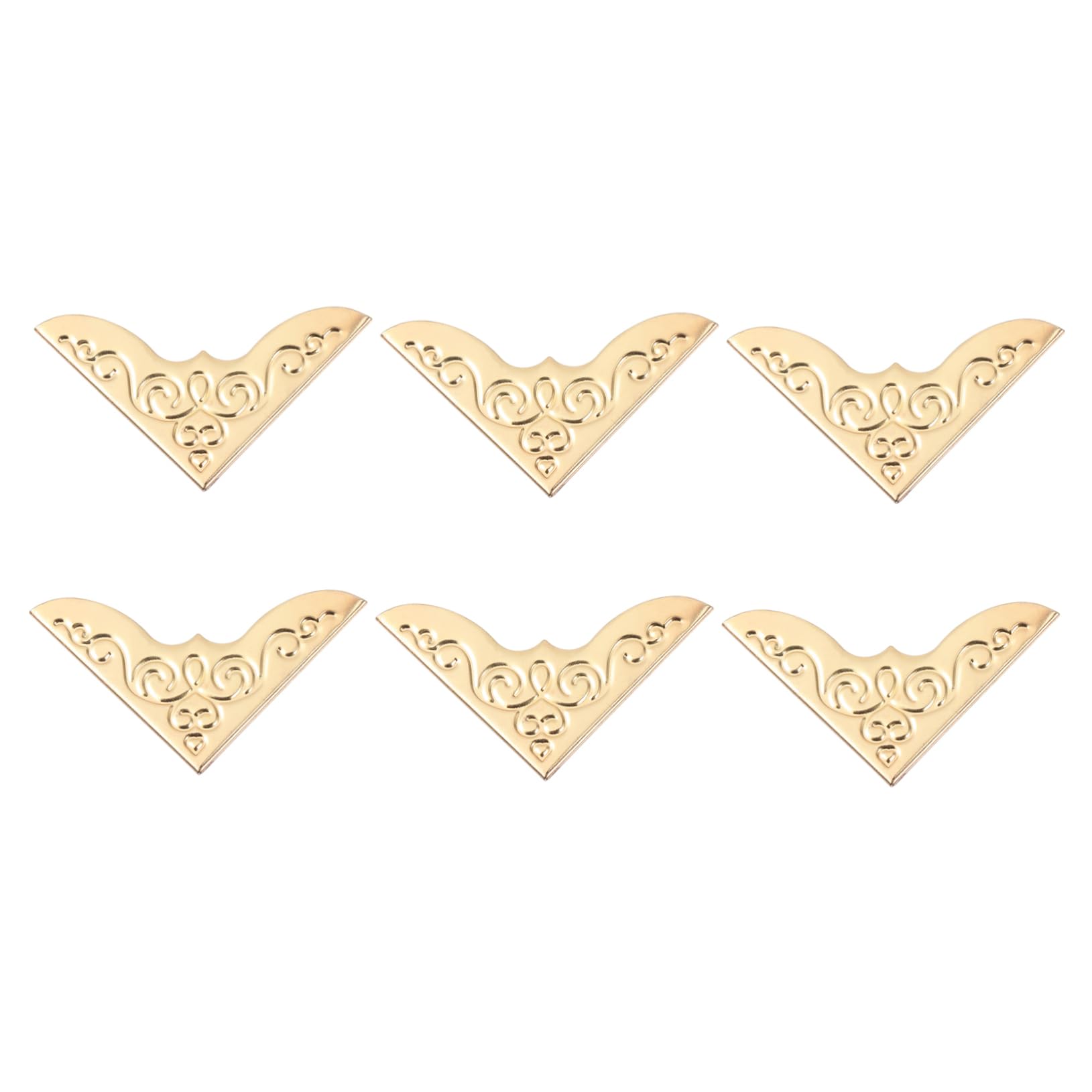 DOITOOL Metal Book Corner Protector 20pcs Vintage Book Edge Guards for Photo Albums