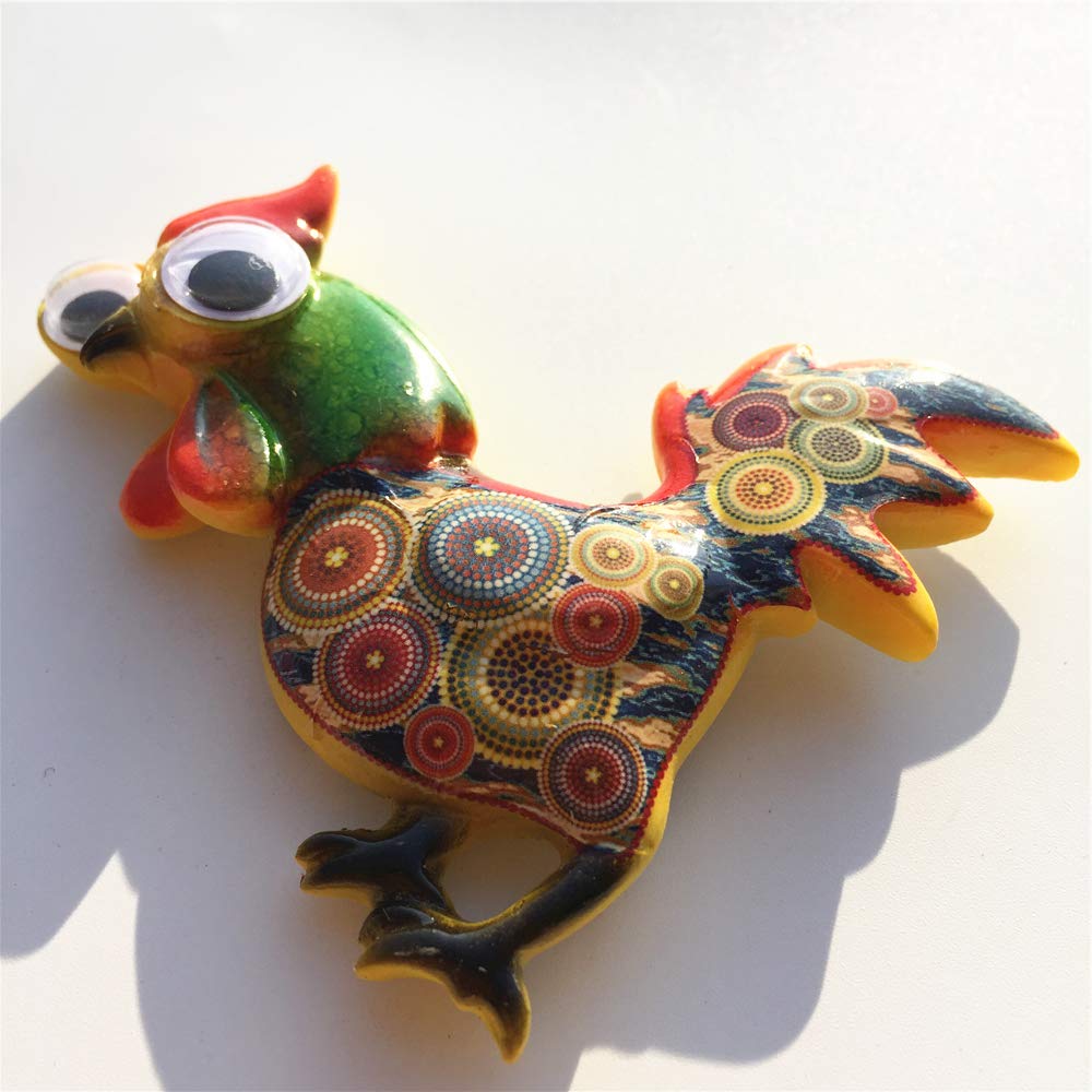 Calamita Frigorifero 3D Portogallo – Gallo Del Cartone Animato, Souvenir Da Viaggio Originale - 2