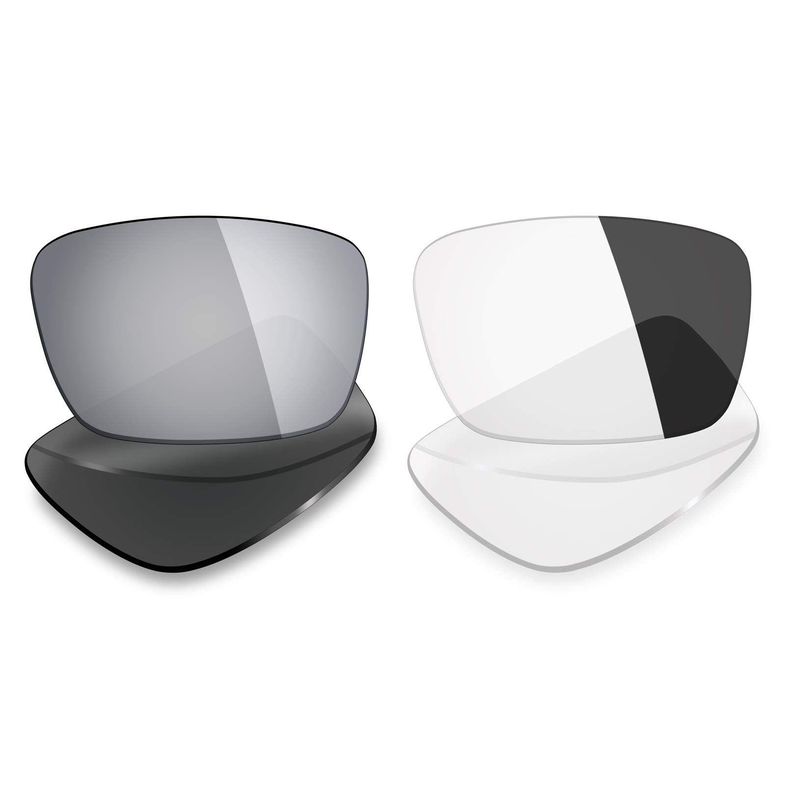 Mryok 2 Pair Polarized Replacement Lenses for Oakley Fuel Cell Sunglass - Options