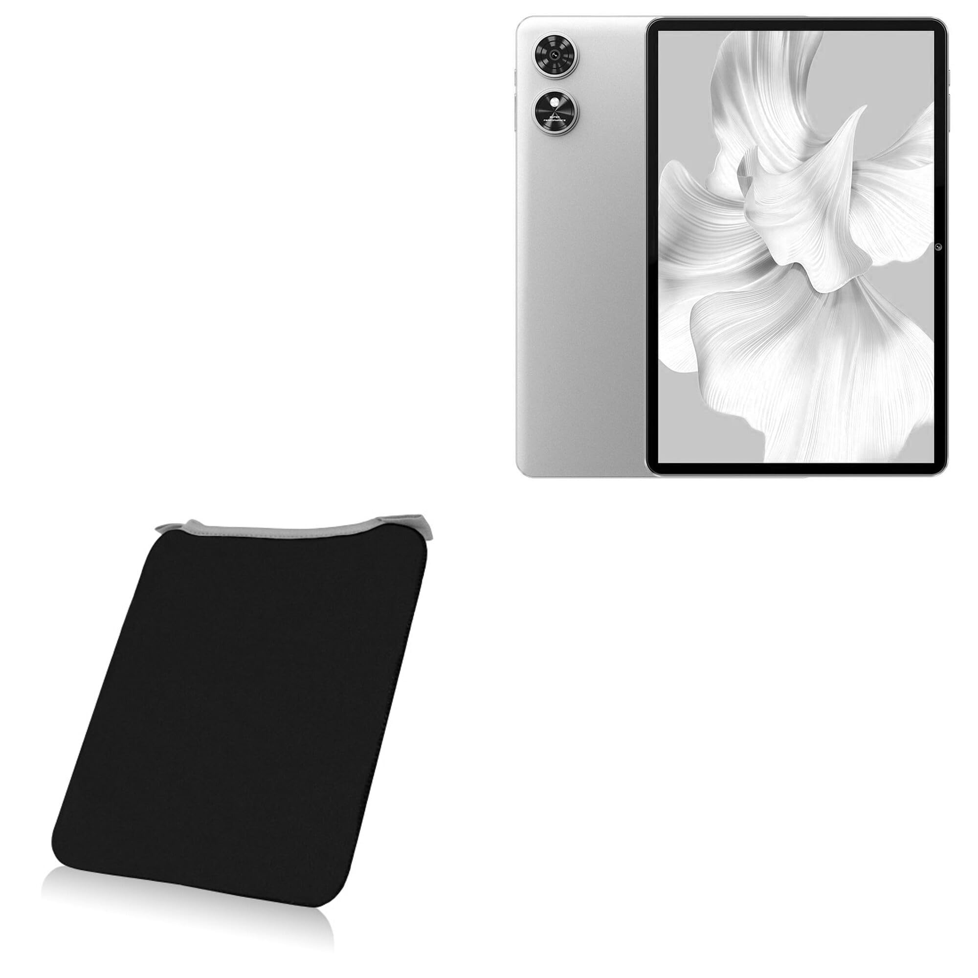 BoxWave Case Compatible with Oukitel OT6 - SlipSuit, Soft Slim Neoprene Pouch Protective Case Cover - Jet Black