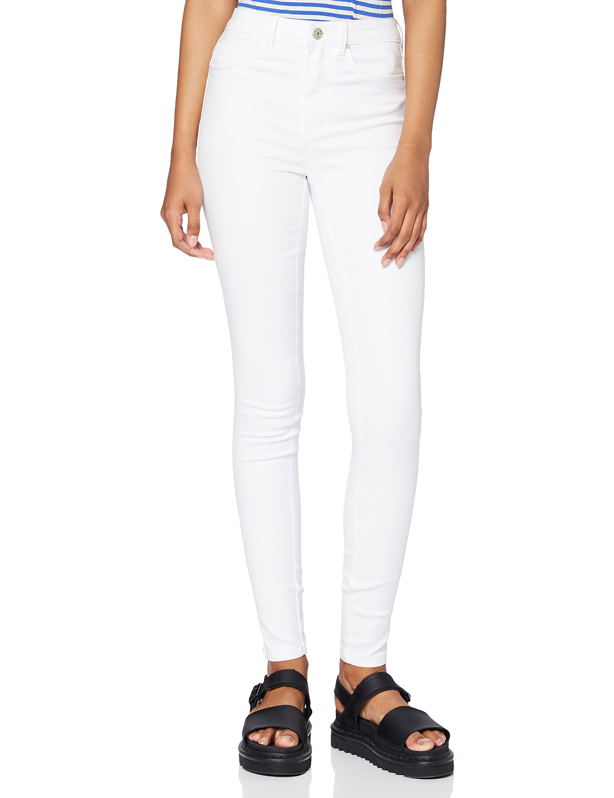 ONLYwomens Onlroyal Hw Sk Jeans White Noos Skinny Jeans
