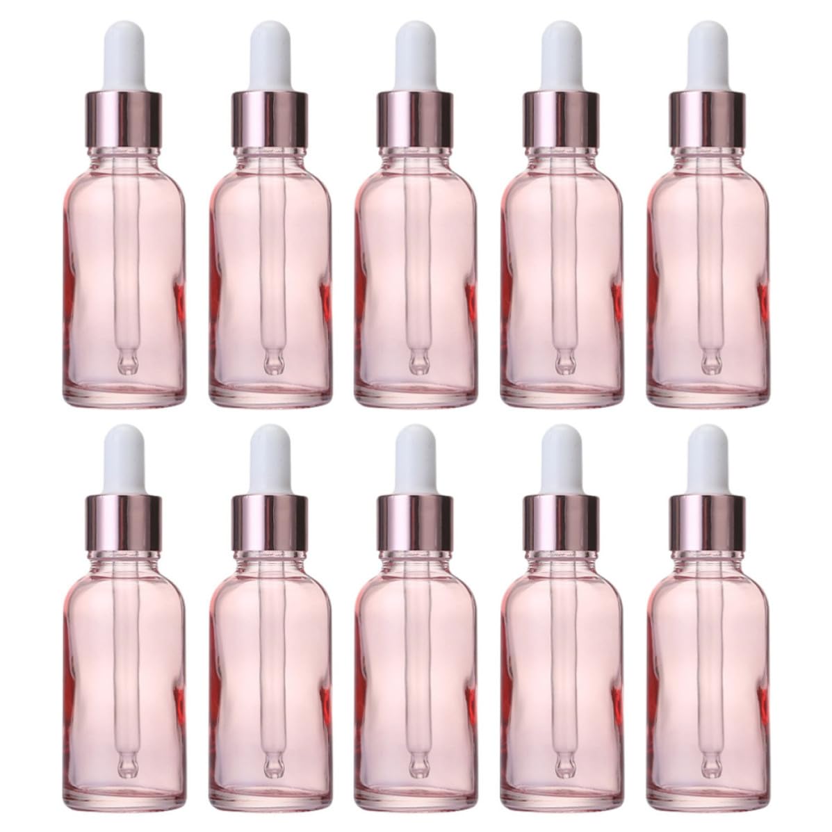30ml Rosa in Vetro 30 Pezzi Riutilizzabili per Profumi e Miscele Fatte a Mano per Regali a Colleghi