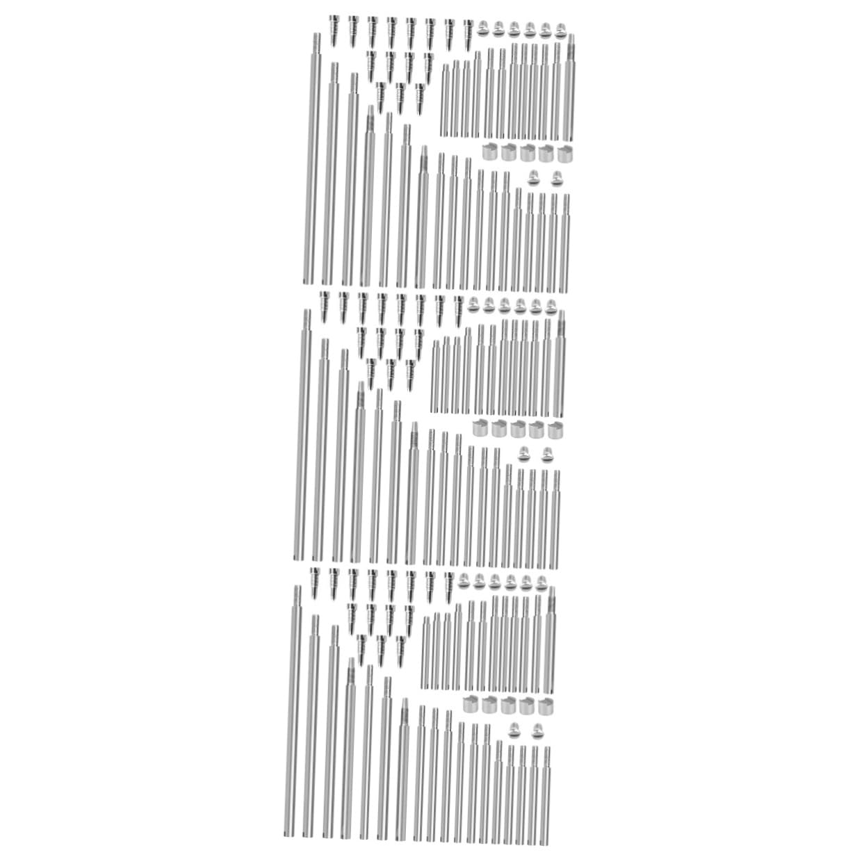 ibasenice 3 Sets Compact Bassoon Repair Parts Wind Instrument Repair Kit Screws Grooved Blocks