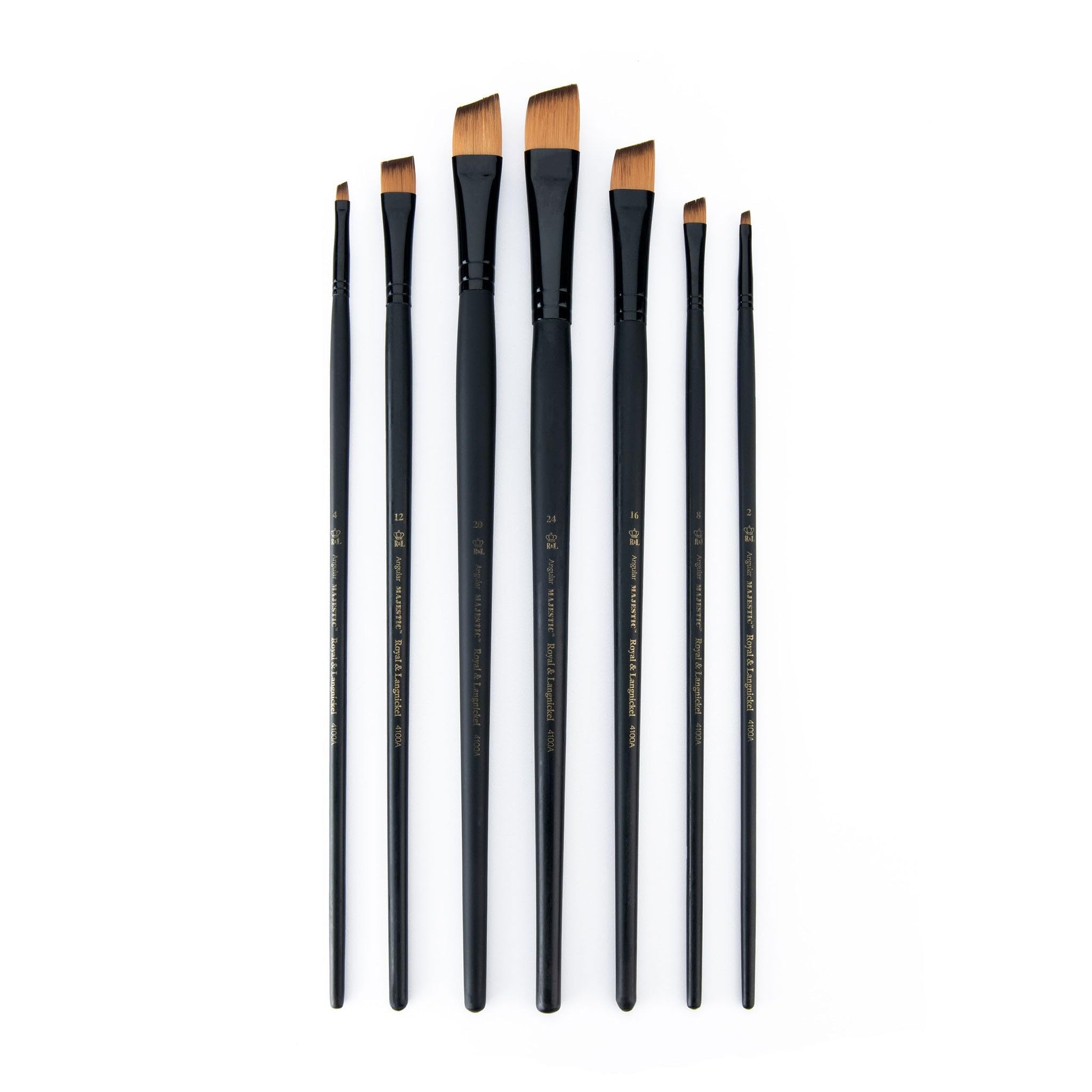 Royal And Langnickel - Set di pennelli Majestic con Manico Lungo