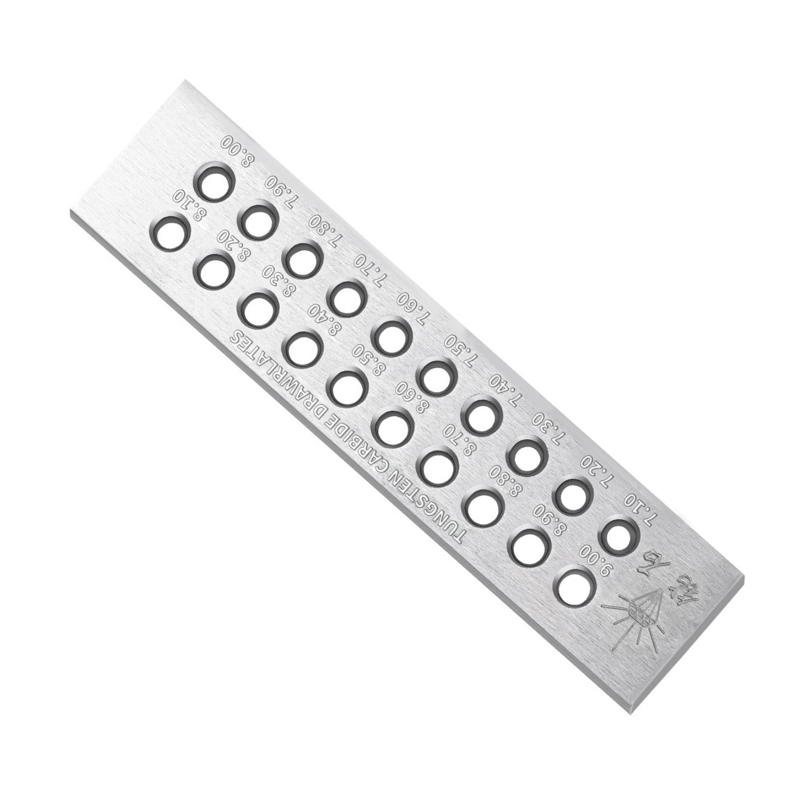 Piastra di Trafilatura Robusta Utensile | Resistente All'usura, Professionale, Piastra di Trafilatura con, per Laboratorio, Orafi, 7.1-9.0