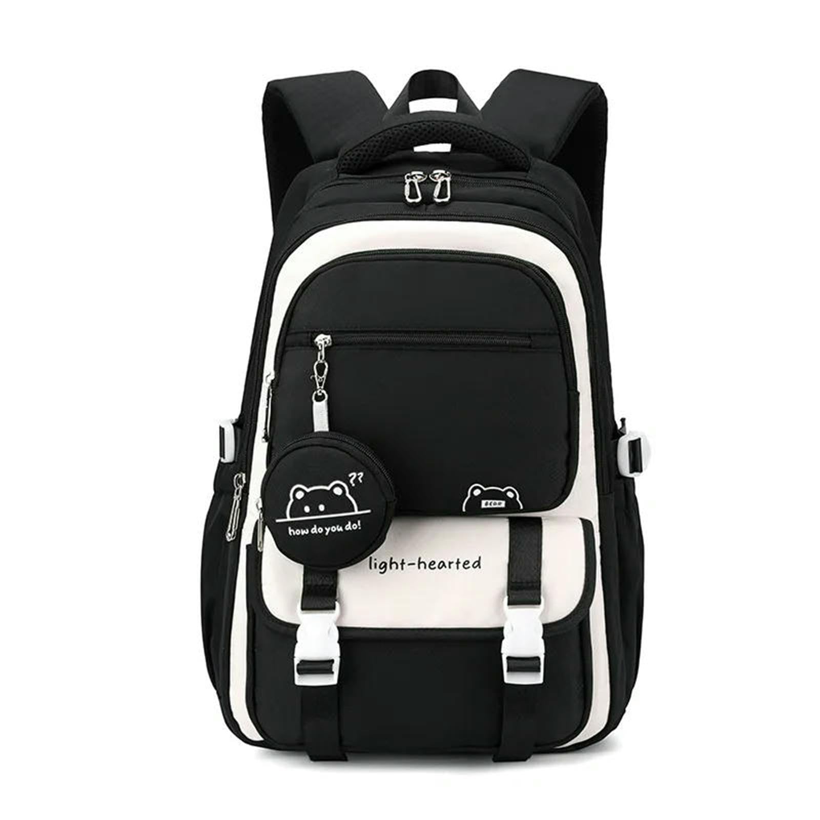 Mochila impermeable para estudiantes con hombreras cómodas 8