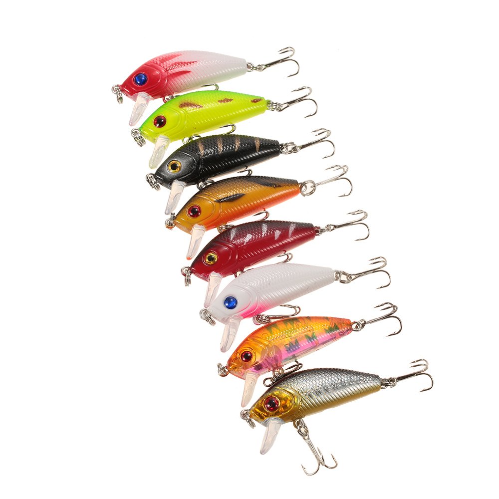 Lixada 43pcs Leurres de Pêche kit Artificielle Appâts Kit Pêche Accessoires