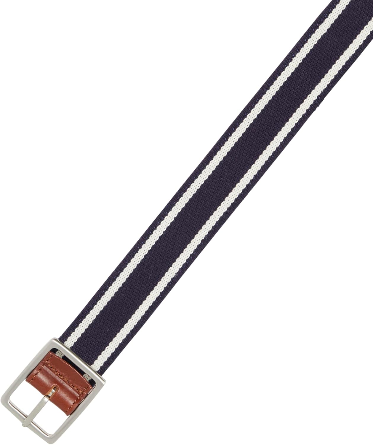vineyard vines mens Reversible Leather Heritage Stripe Belt - Image 3