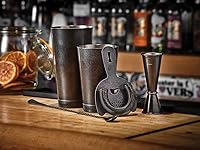 Vista 7 de Barfly 1 x medidor de 2 oz. de estilo japonés, negro vintage