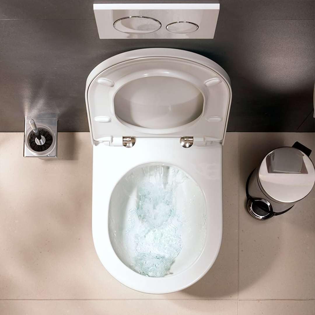 hansgrohe EluPura Original S Wand-WC Set, 365x540mm, AquaChannel Flush, inkl. WC-Sitz, 60207450
