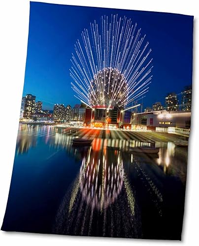 3dRose Telus World of Science in Vancouver, British Columbia - Towels (twl-289562-2)