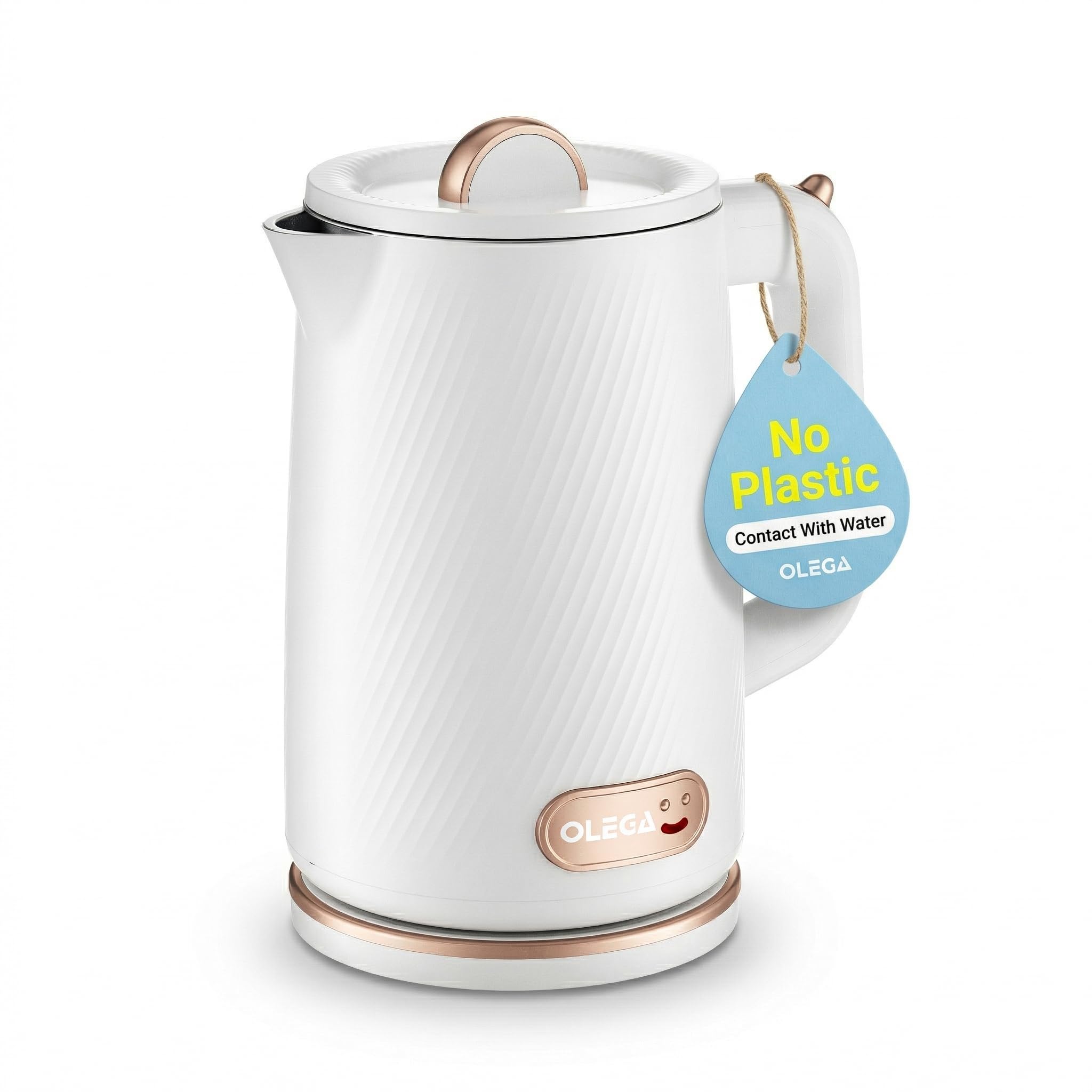 1800W Electric Kettles: OLEGA 1.8L Large Hot Water Kettle, Fast Boiling Water Boiler Electric Tea Kettle Teapot, BPA-Free 304 Stainless Steel Electric Teapot for Coffee