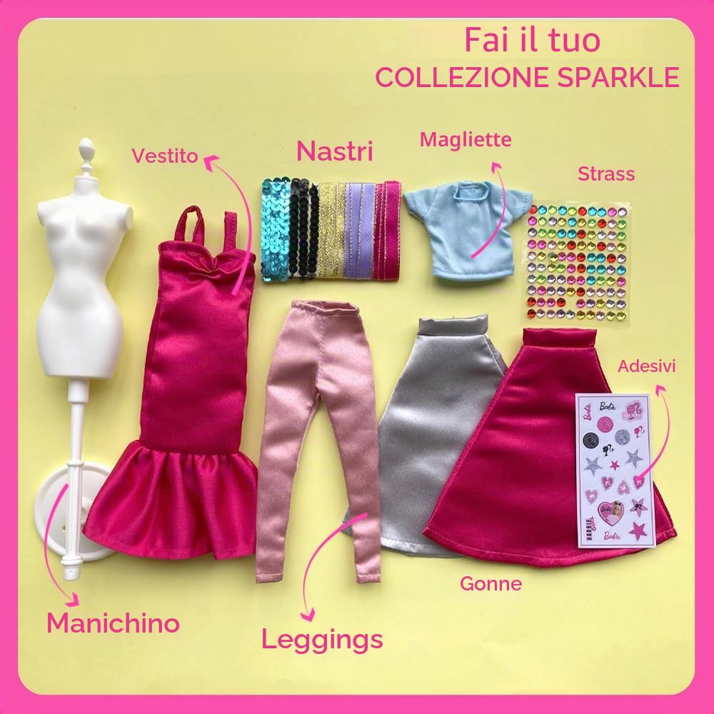 Barbie Make Your Own Outfit - Sparkle Collection