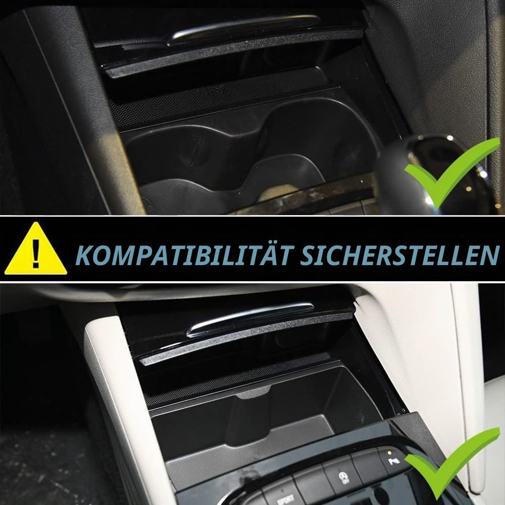 Kabelloses Ladegerät Auto für Opel Insignia B/MkII (Z18) 2018-2022, 15W Qi Schnellladendes Handy-Ladegerät für Opel Insignia B (Z18) Center Console-Zubehörfeld, Geschenk für Opel-Besitzer