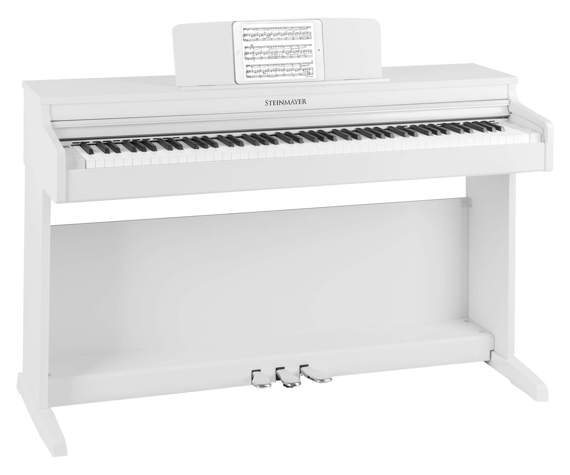 DP-321 WM Piano Digital - 88 teclas con mecanismo de martillo - Ebony/Ivory Touch - 2 salidas para auriculares - 3 pedales - Función de grabación - Bluetooth Audio/MIDI - blanco mate
