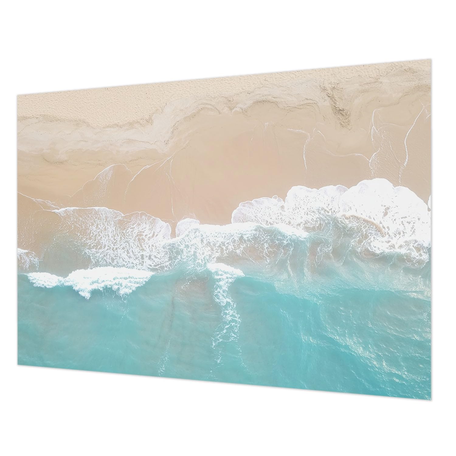 Papier peint intissé vagues rugissantes 312x219 cm pour décoration murale de salon