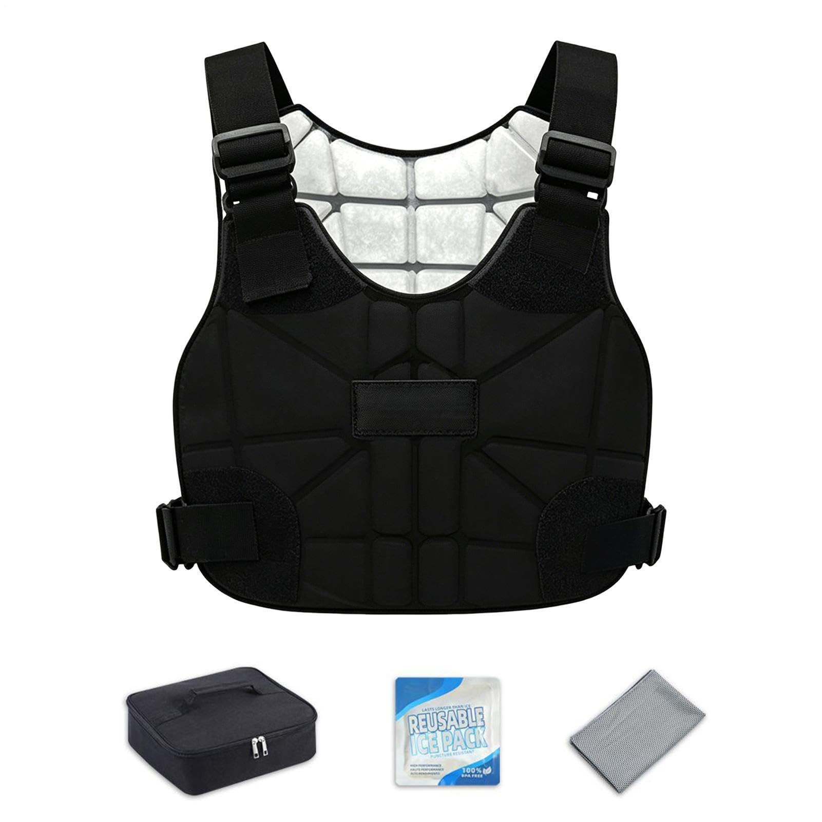 Chaleco Refrigerante Con Tecnología PCMs, Chaleco Refrigerante De Cambio De Fase, Chaleco Refrescante Hombre Para Moto Y Calor Exterior, Chaqueta Aire Acondicionado Para Trabajos Y Trabajadores