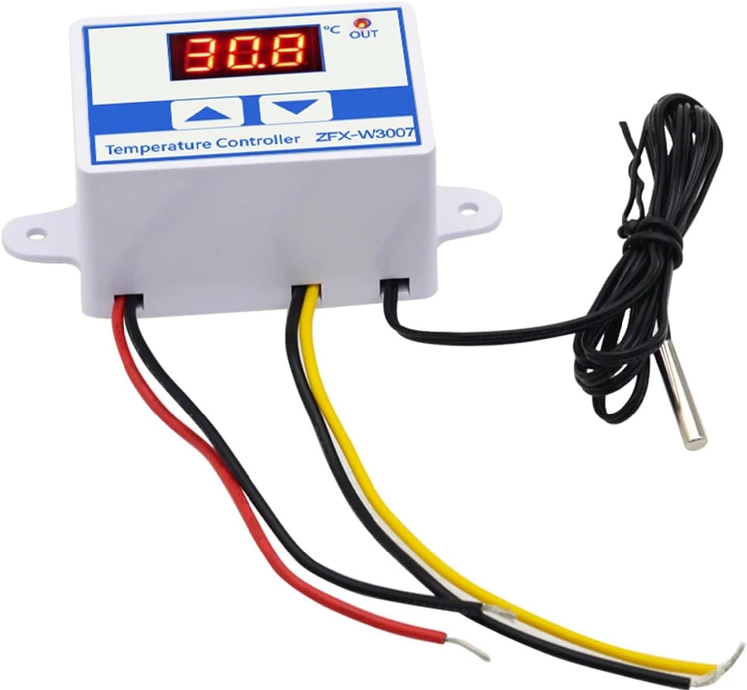 1pc W3007 Digital Control Temperature Microcomputer Thermostat Switch Thermometer MOS Output Thermoregulator 12V 24V 36V 48V 60V