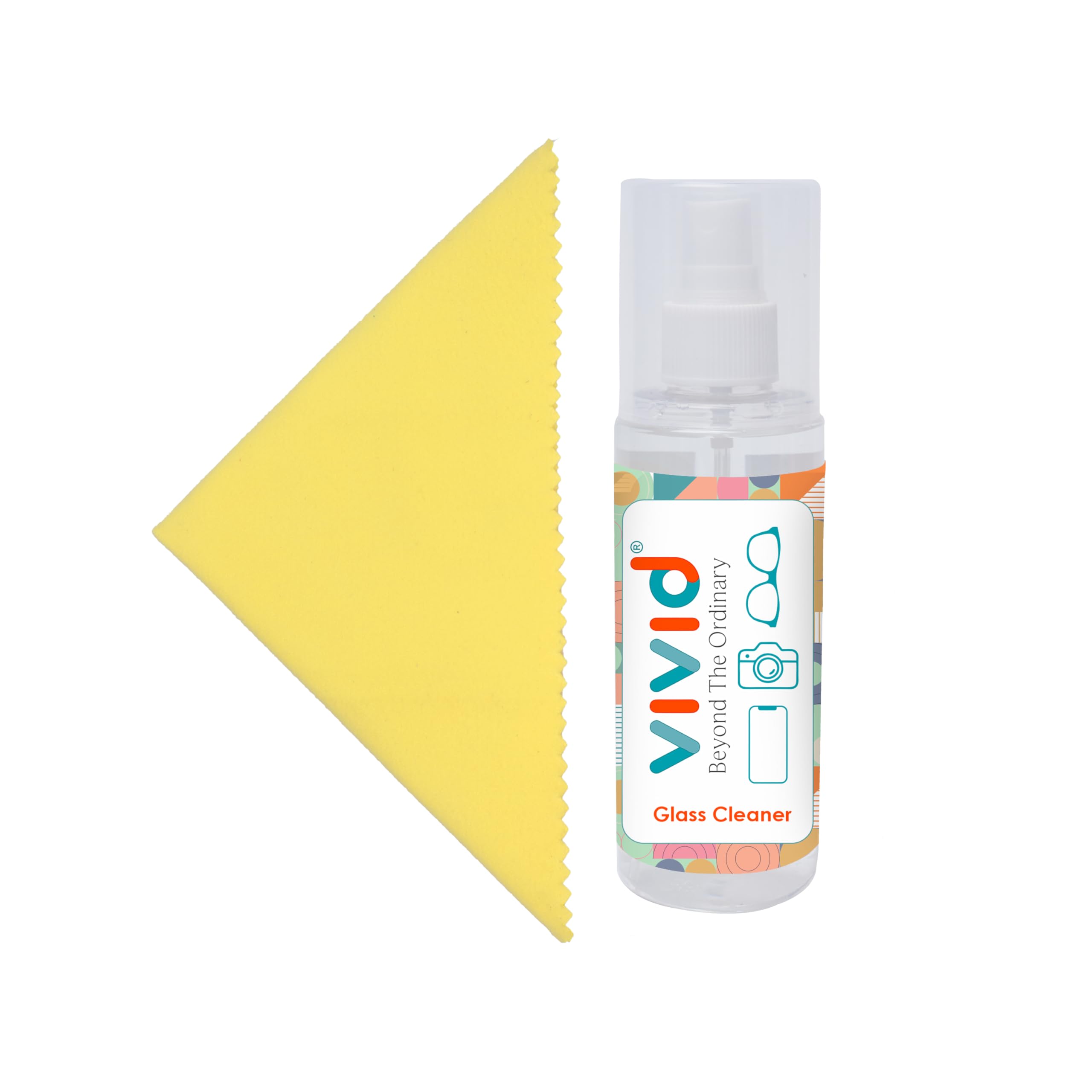 VividVisionInt® Lens Cleaning 200 ML Solution Spray Contain No Detergent No Foam for Spectacles Sunglasses Eyeglasses Mobile PC Laptop TV & Camera Cleaner 200ml with Cloth — Amazon image 12