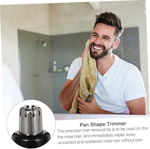 Miniatura 9 de Gatuida 2 piezas de recortadora de pelo de nariz, recortadora de barba, afeitadoras eléctricas para hombres, maquinilla de afeitar facial para