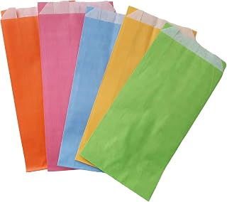 Carte Dozio - Sacchetto in carta, formato cm 12x22+4, 100 pezzi, mix colori brillanti,...