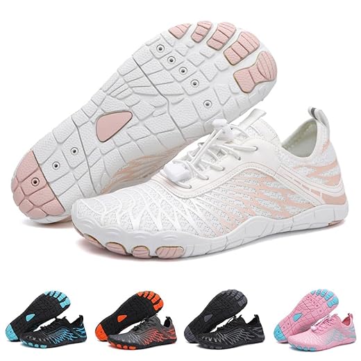 ELETON Barefoot Shoes Women Men,Wide Toe Hiking Barefoot Womens Footwear, Non-Slip Water Shoes Running Shoes Boots Sneakers Unisex