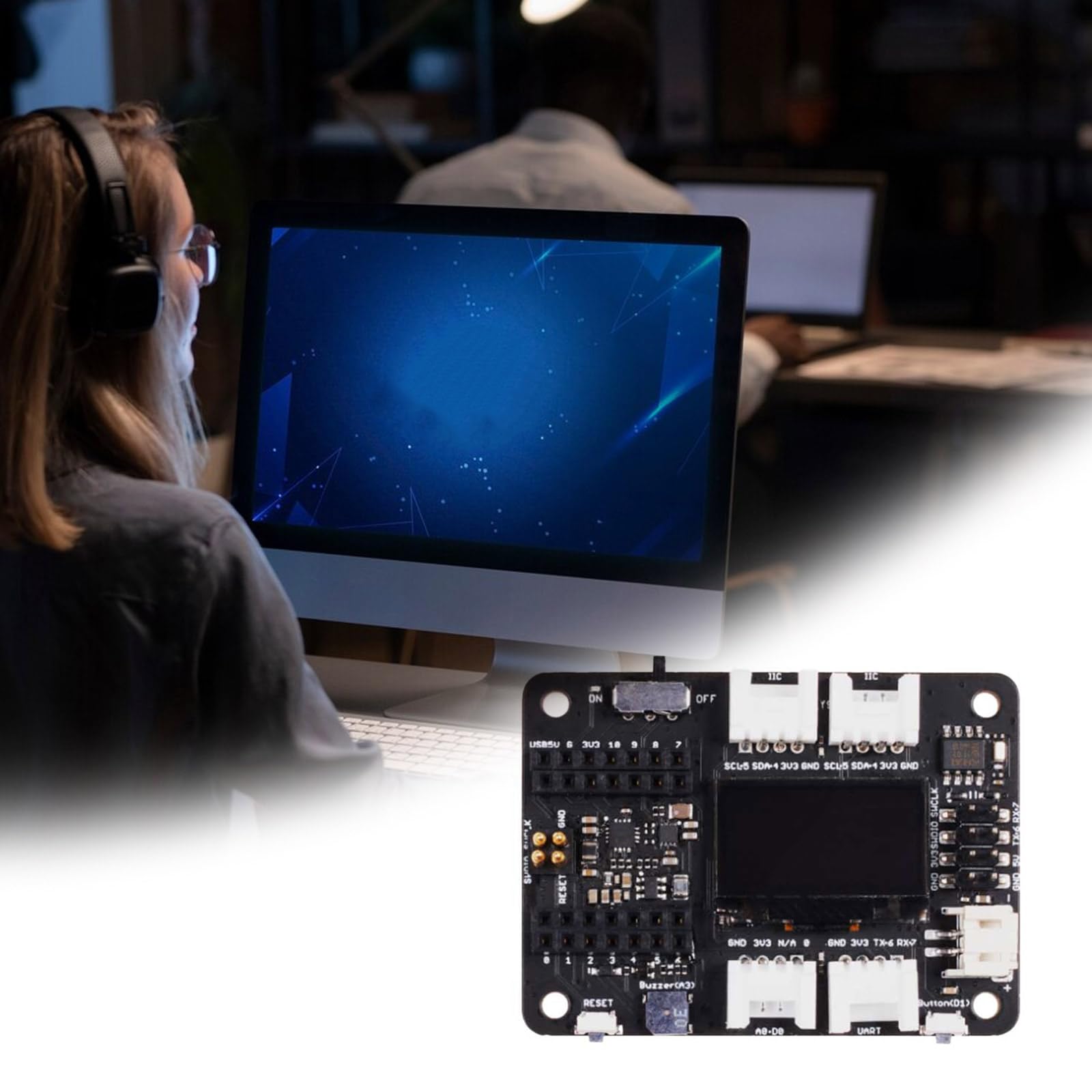 Innovativa scheda Basic HAT per semplificare la prototipazione con periferiche integrate Nessuna necessità di saldatura per Seeeduino Expansion Board