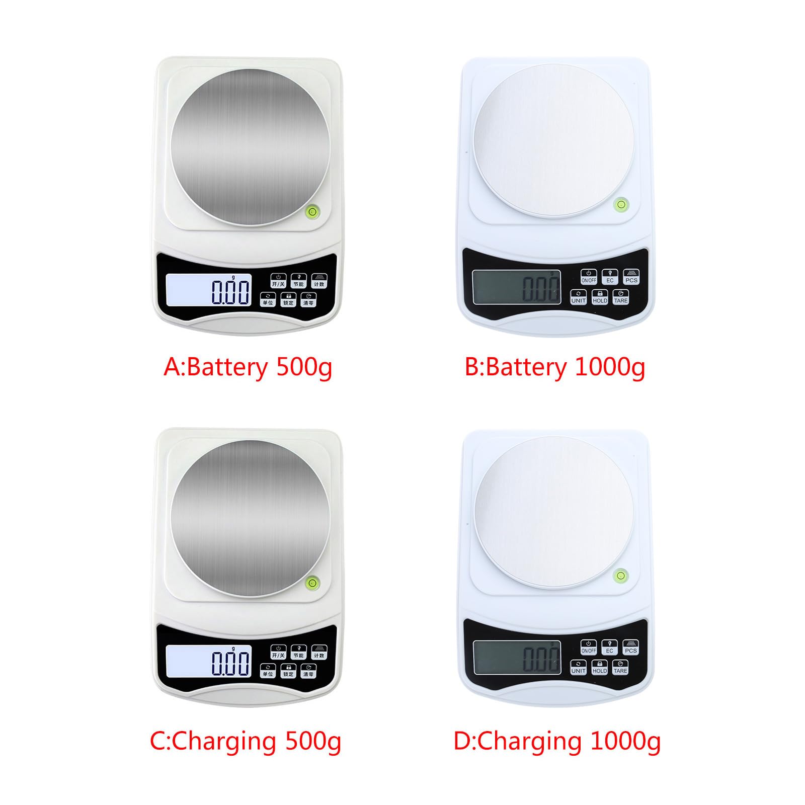 Balance de cuisine numérique avec fonction tare et écran LCD - Balance précise pour bijoux pour la cuisine et la pâtisserie