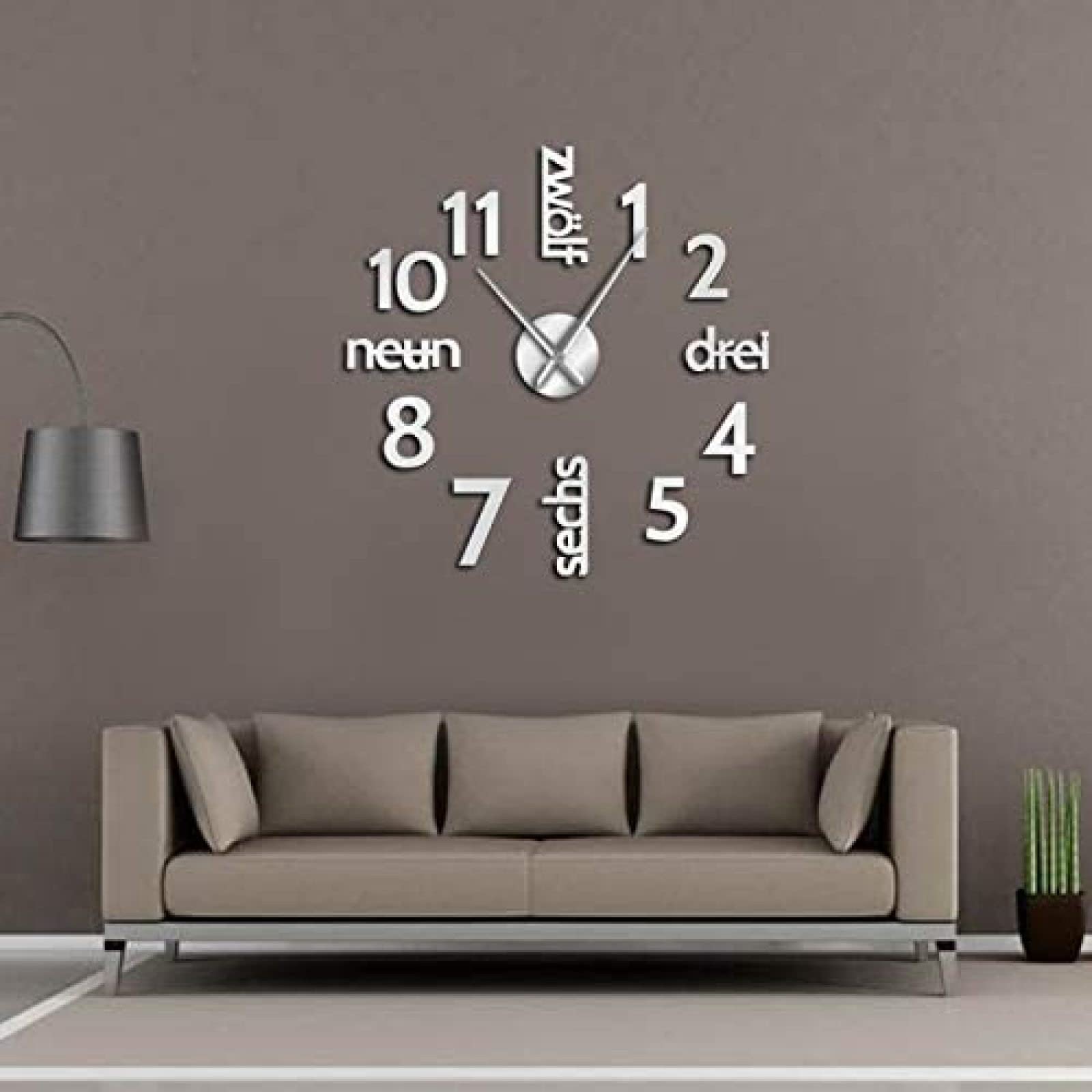 アラビア語　壁掛け Amazon.co.jp: 壁掛け時計ドイツ語とアラビア数字Diy大きな壁掛け時計