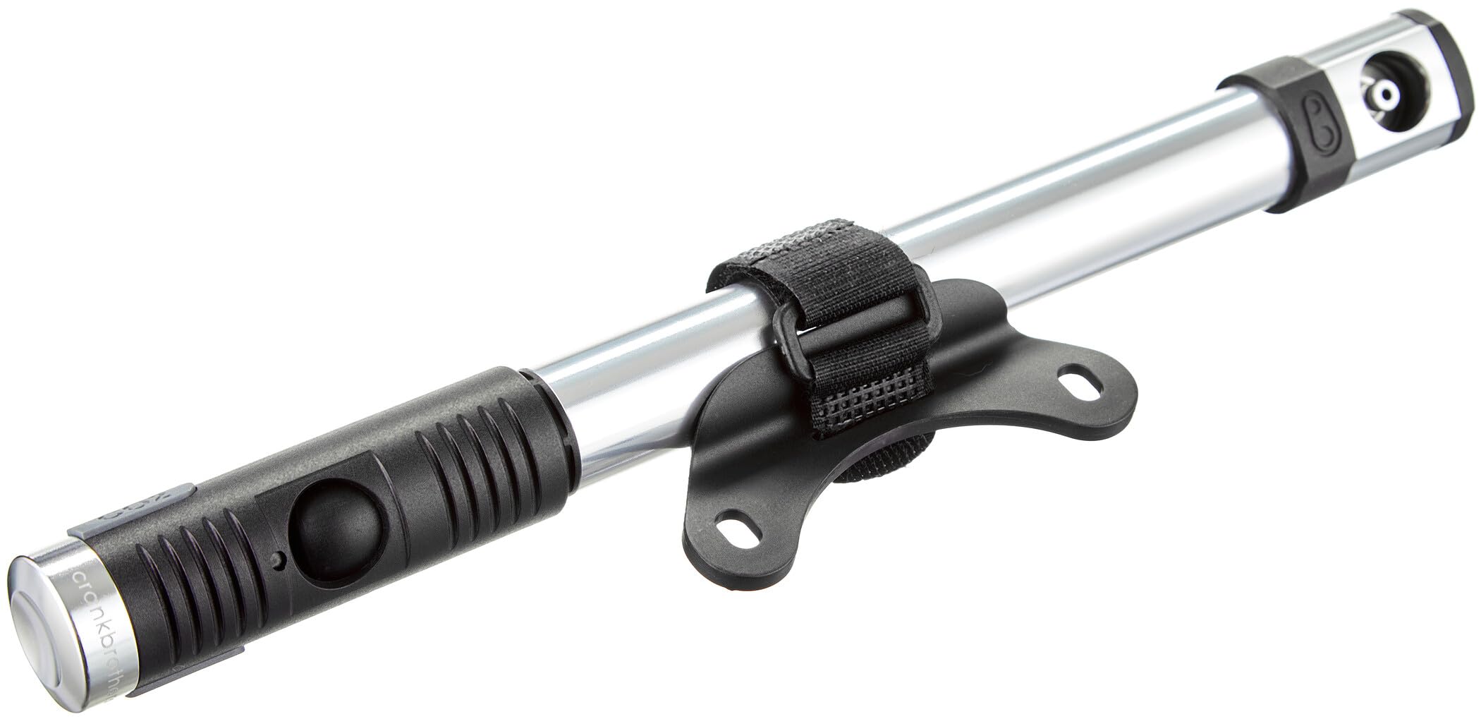 Crankbrothers Pompe Manuelle Klic HP 8,3 Bar Argenté