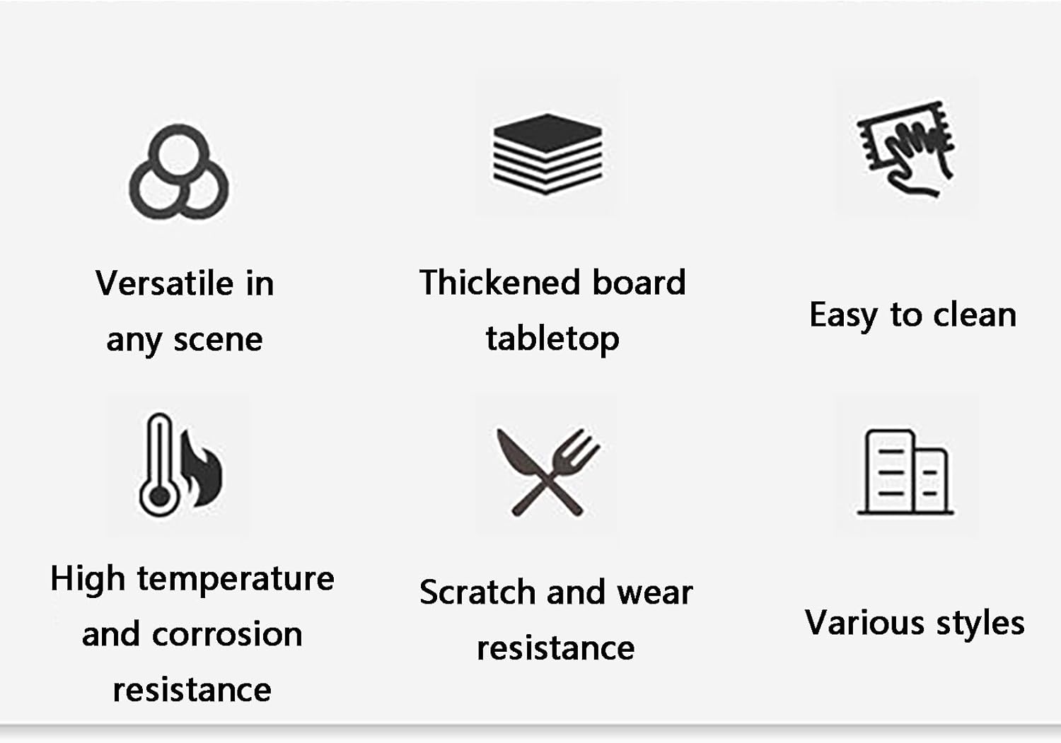 Simple Wall Bar Table Commercial Narrow Table Home Long Table Milk Tea Shop High Table Kitchen Restaurant Bar Table Counter Height Table One Table for Multiple Uses Without Stools(D)