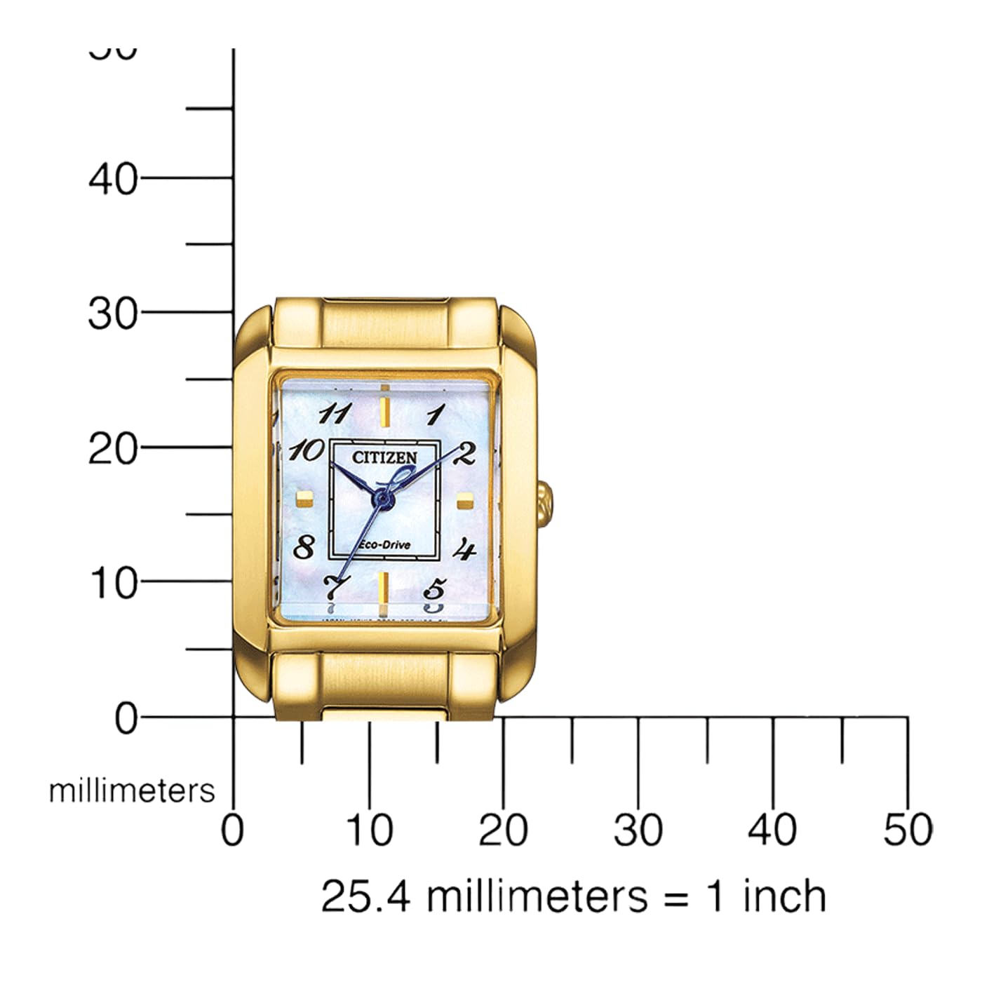 Citizen Eco-Drive Damenuhr Edelstahl, Perlmutt Weiß, EW5602-81D