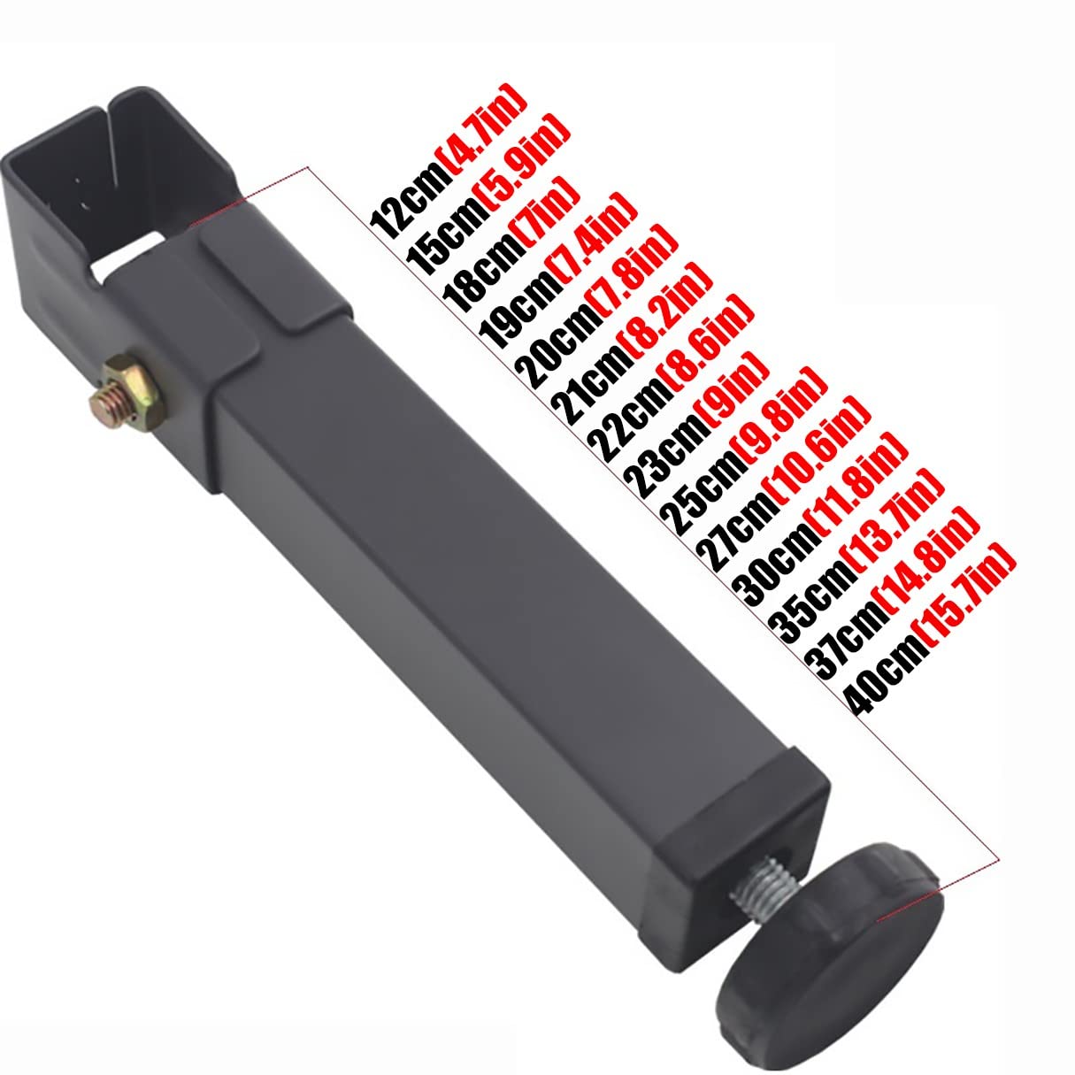 Set di gambe regolabili per letto, 4-12 cm, piedini regolabili in altezza, per letti e divani, supporto universale per tutti gli stili di mobili e per migliorare l'arredamento della casa