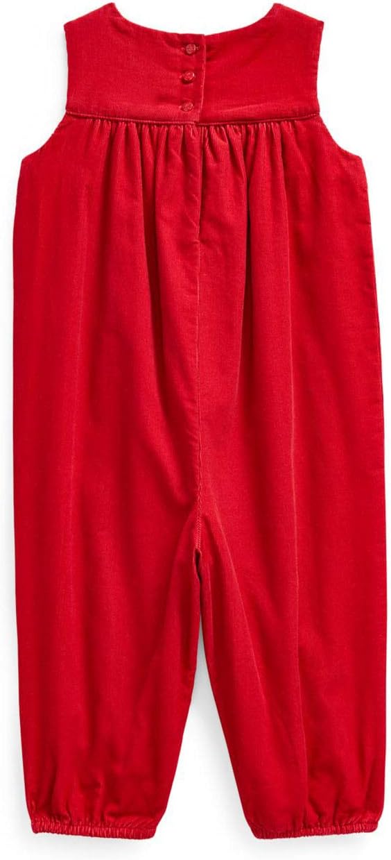 Ralph Lauren Baby Girls Cotton Corduroy Overall