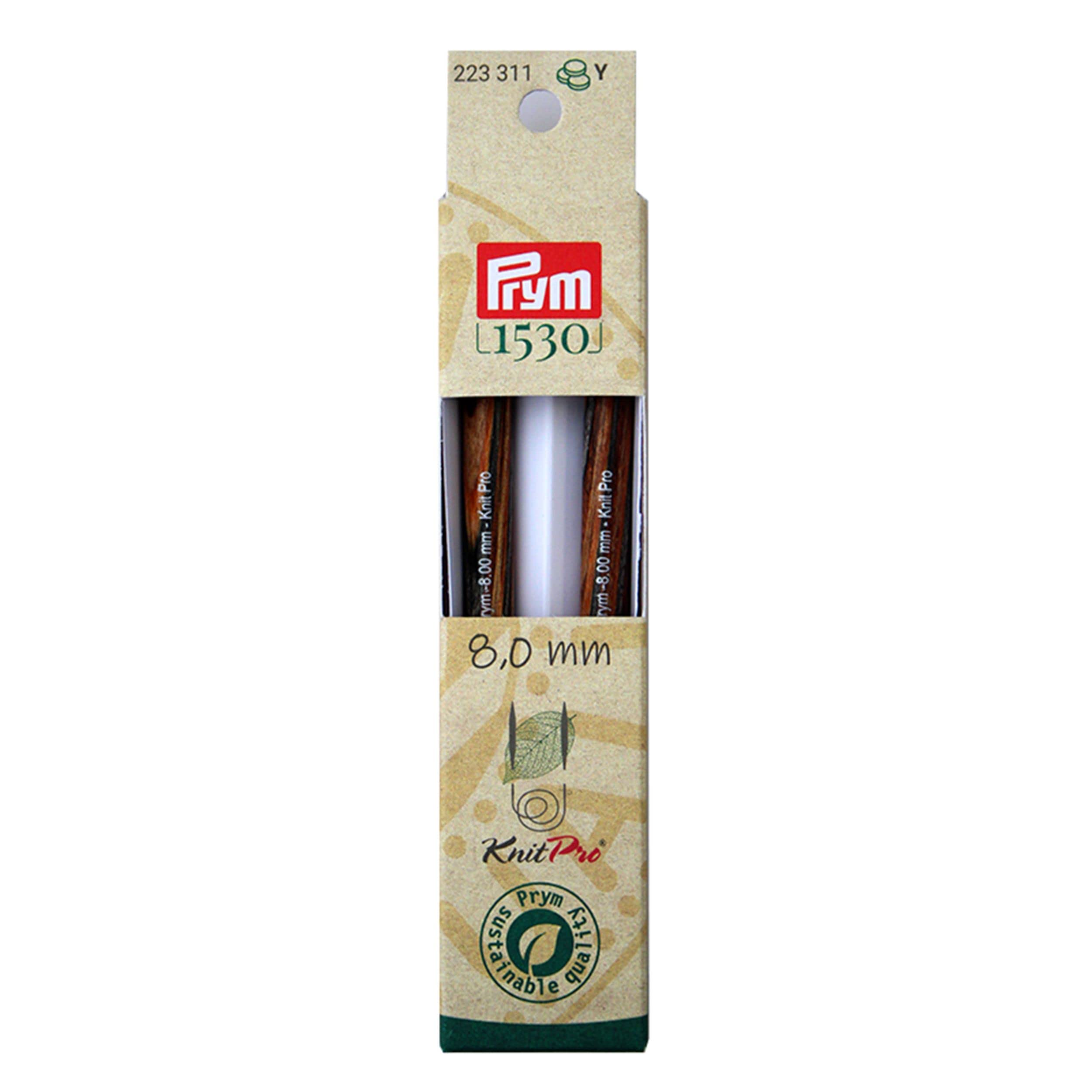 Prym Multicoloured Circular Knitting Needle, Wood, 8 Mm