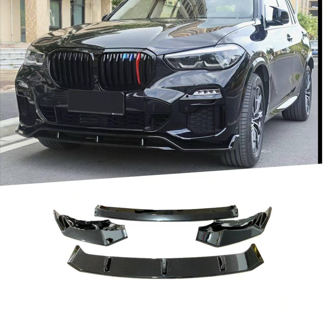 Frontspoiler Lippe Für BMW X5 G05 2020-2023 Front Stoßstange Lip Splitter Diffusor Kits Spoiler Stoßstange Frontstoßstange Spoiler