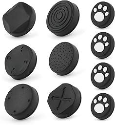 RongZy 6Piezas Joystick Kit de Reparación para PS Vita PSV 2000 2001 Thumbstick Reemplazo de Analógico Joystick Accesorios con Thumb Grips Herramientas Reparación