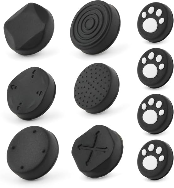RongZy 6Piezas Joystick Kit de Reparación para PS Vita PSV 2000 2001 Thumbstick Reemplazo de Analógico Joystick Accesorios con Thumb Grips Herramientas Reparación