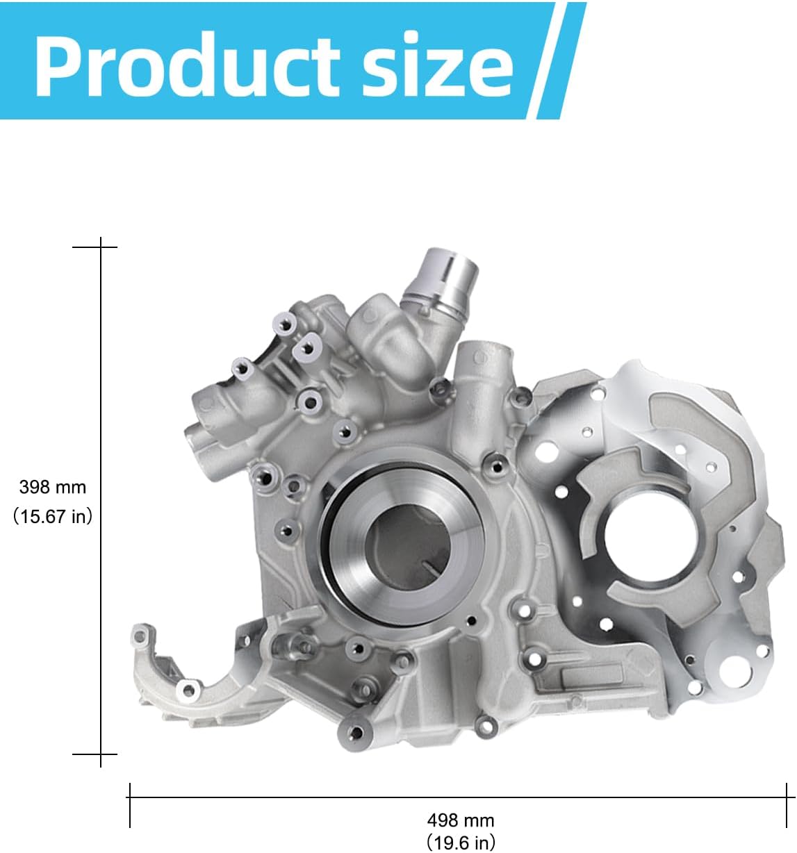8C3Z6019B Timing Cover Oil Pump (6.4L ONLY) For Ford F-250 Super Duty 2008 2009 2010,For Ford F-350 Super Duty 2008 2009 2010, Replace # 8C3Z6019D 8C3Z6019C 8C3Z6019A 8C346D080BB