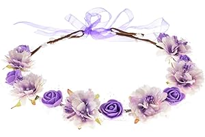 Exquisite Flower Girl Crown: Enchanting Floral Headband for Memorable Photo Moments