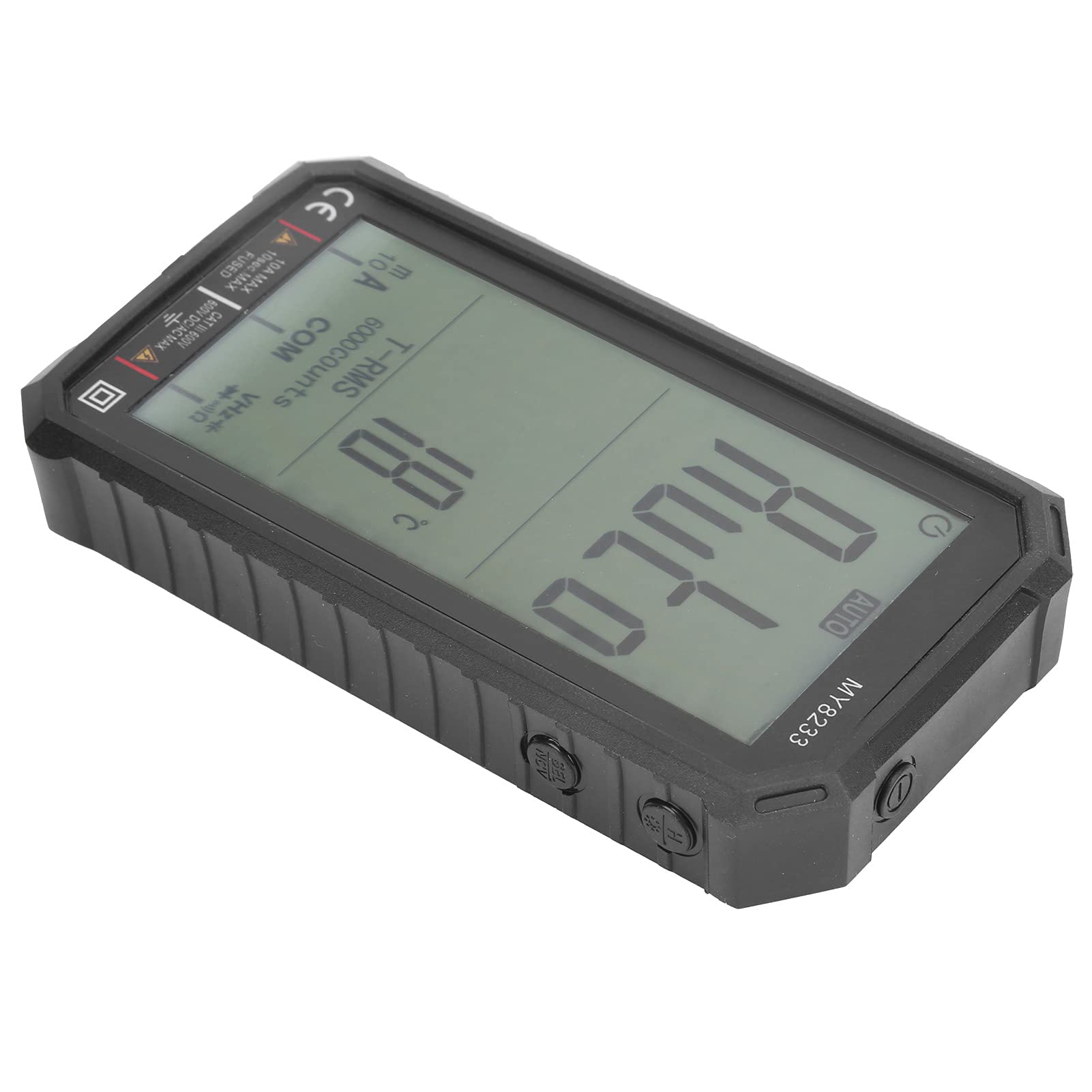 Multimètre numérique MY8233 ABS 600V avec écran rétroéclairé bicolore - 8