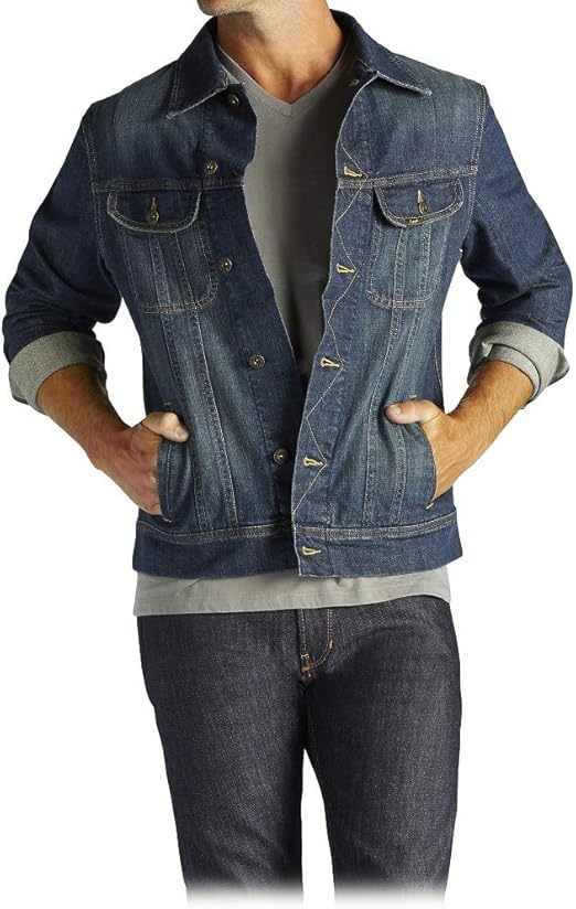 Lee Men's Denim Jacket at Amazon Men’s Clothing store Blue Jean Jacket