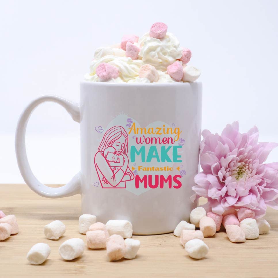 OM SUPPLIES Best Mum Mug Mother’s Day Gifts, Birthday Gift for Mum Coffee Mug for Mum (Amazing)