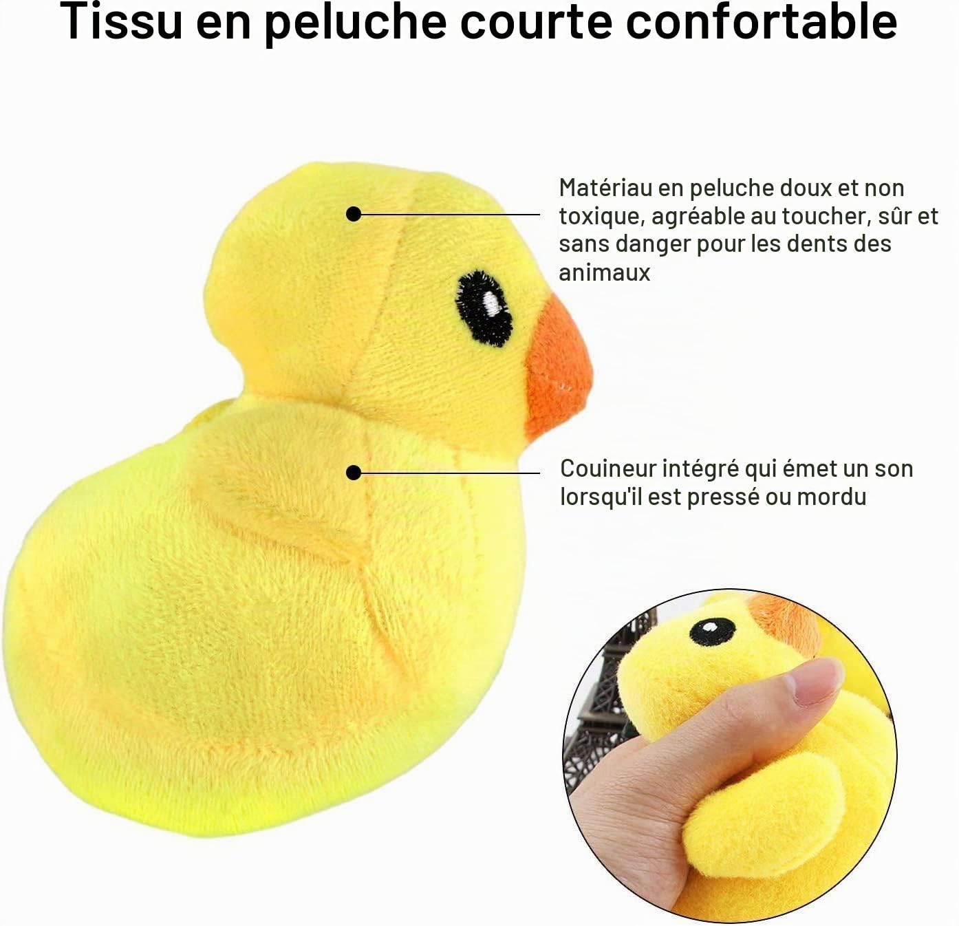 Legend Sandy Lot de 14 Jouets couineurs en Peluche Mignons pour Chiens, Fruits, collations et légumes