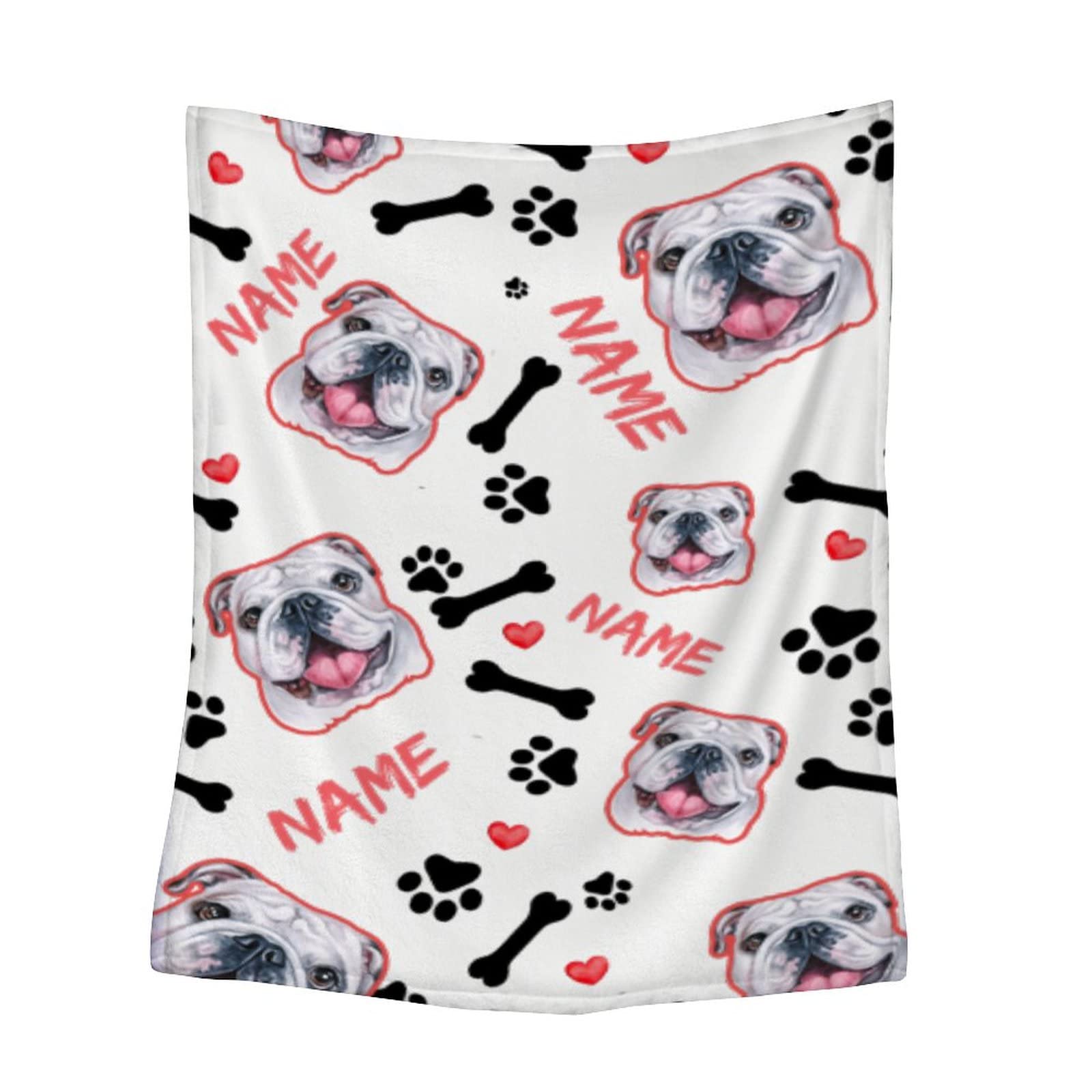 Amazon.com: TIEENER Custom Dog Name Blanket - BulldogBlanket Personalized  Bone Blanket Gifts from Pet Dog Customized The Weeknd Throw Blanket Gifts  for Dog Lovers Dog Blankets for Medium Dogs : Pet Supplies