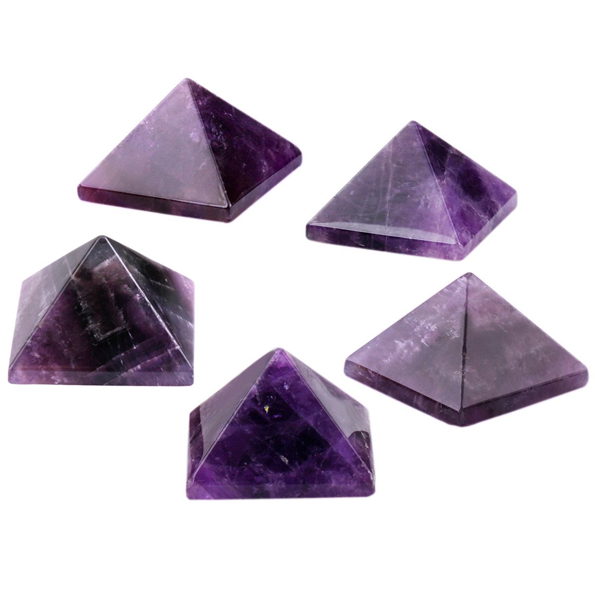 Shanxing Natural Amethyst Crystal Pyramid,Healing Stone Energy