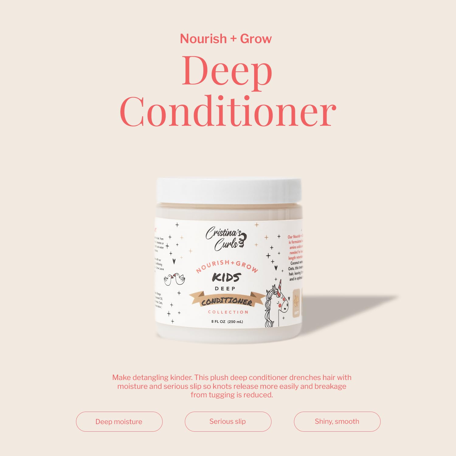 Cristina's Curls Kids Deep Conditioner – Plush Moisture And Slip For Easy Detangling - Image 2