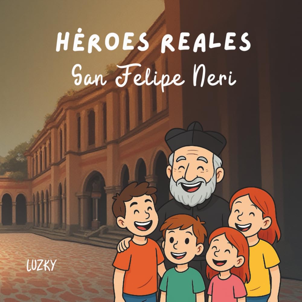 Héroes Reales - San Felipe Neri: Historias de santos para colorear