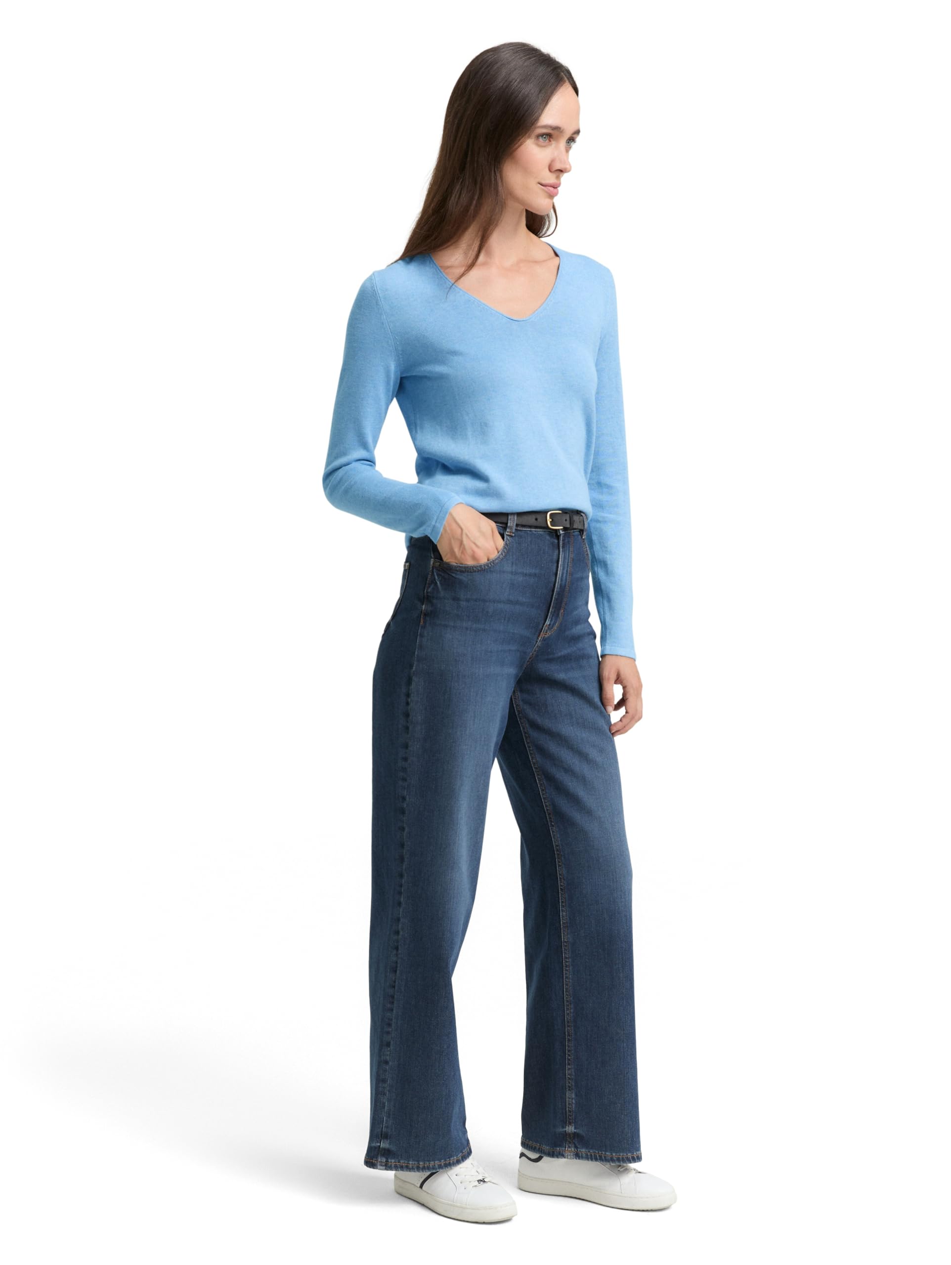 TOM TAILOR 1012976 Sweter z dzianiny Basic Kobiety